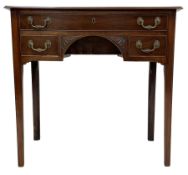 Early 19th century mahogany lowboy