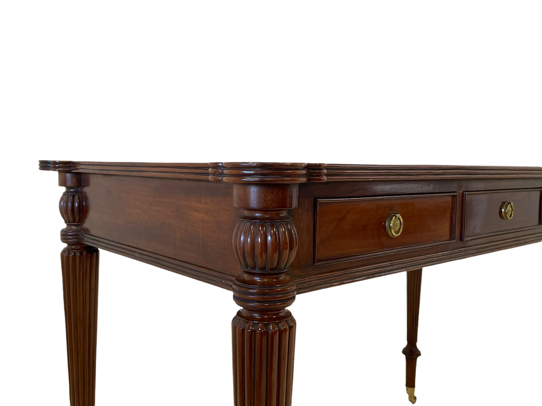 Regency style mahogany writing table - Image 6 of 7