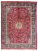 Persian Mahal red ground carpet