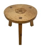 'Gnomeman' oak occasional table