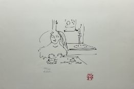 John Lennon (British 1940-1980): 'Morning Coffee' limited edition lithograph signed and numbered 220