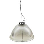 Dutch Design Hollands Licht (Eikelenboom Est.1968) industrial style pressed glass and aluminium pend