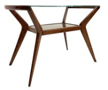 Ico Parisi for Cassina - mid-20th century walnut side table