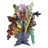 Mark Hearld (Scottish 1974-): Still Life of Wild Flowers in a Vase