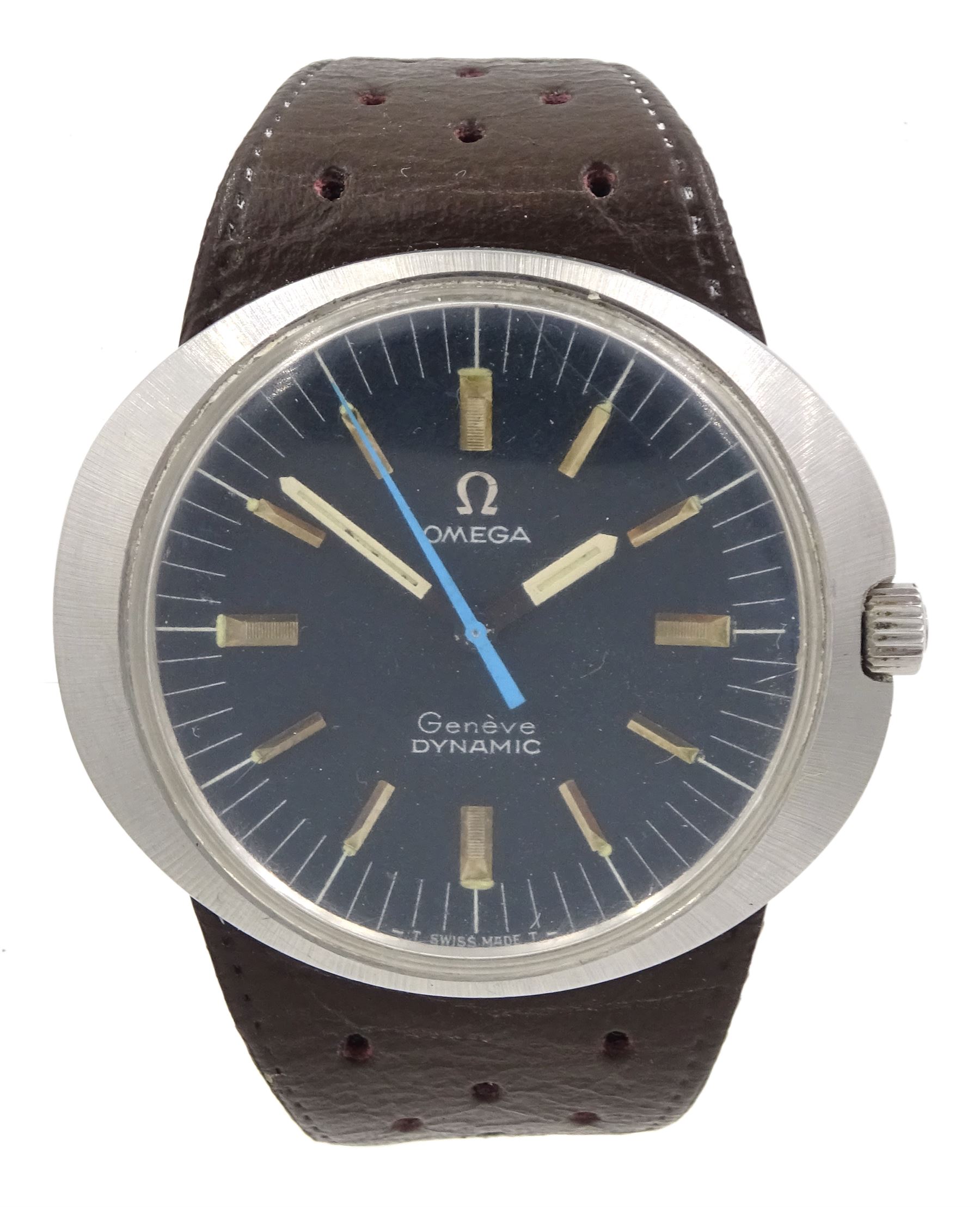 Omega Geneve Dynamic gentleman's stainless steel manual wind wristwatch