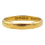 22ct gold wedding band