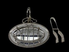 Silver Asparagus dish by Mappin & Webb