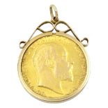 Edward VII 1902 gold half sovereign coin