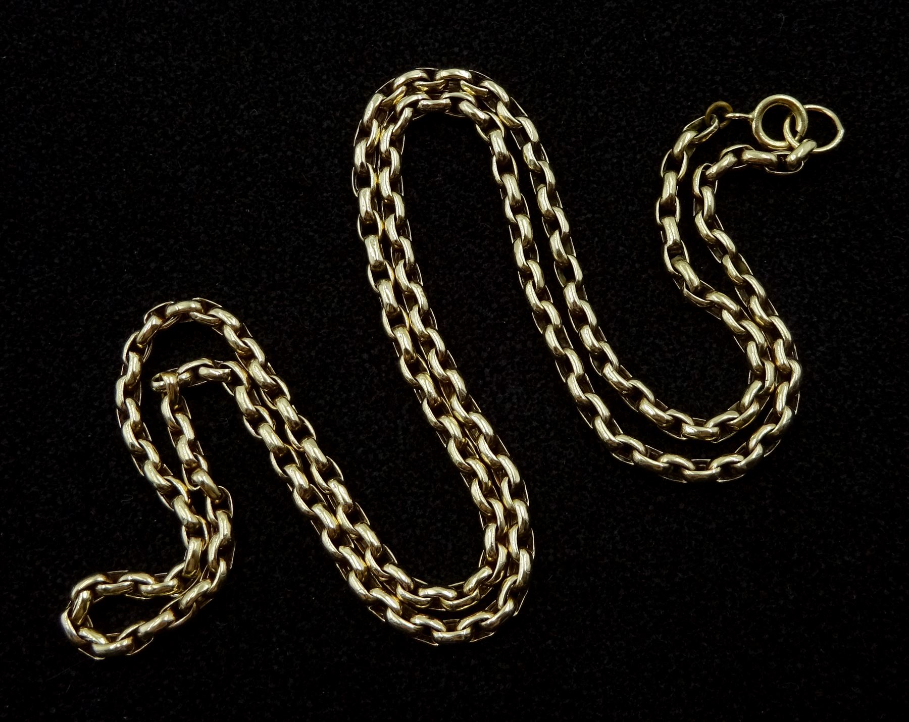 Early 20th century 9ct gold link necklace - Image 2 of 2