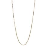 Early 20th century 9ct gold link necklace