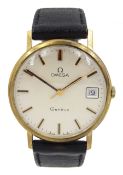 Omega Geneve gentleman's 9ct gold manual wind presentation wristwatch