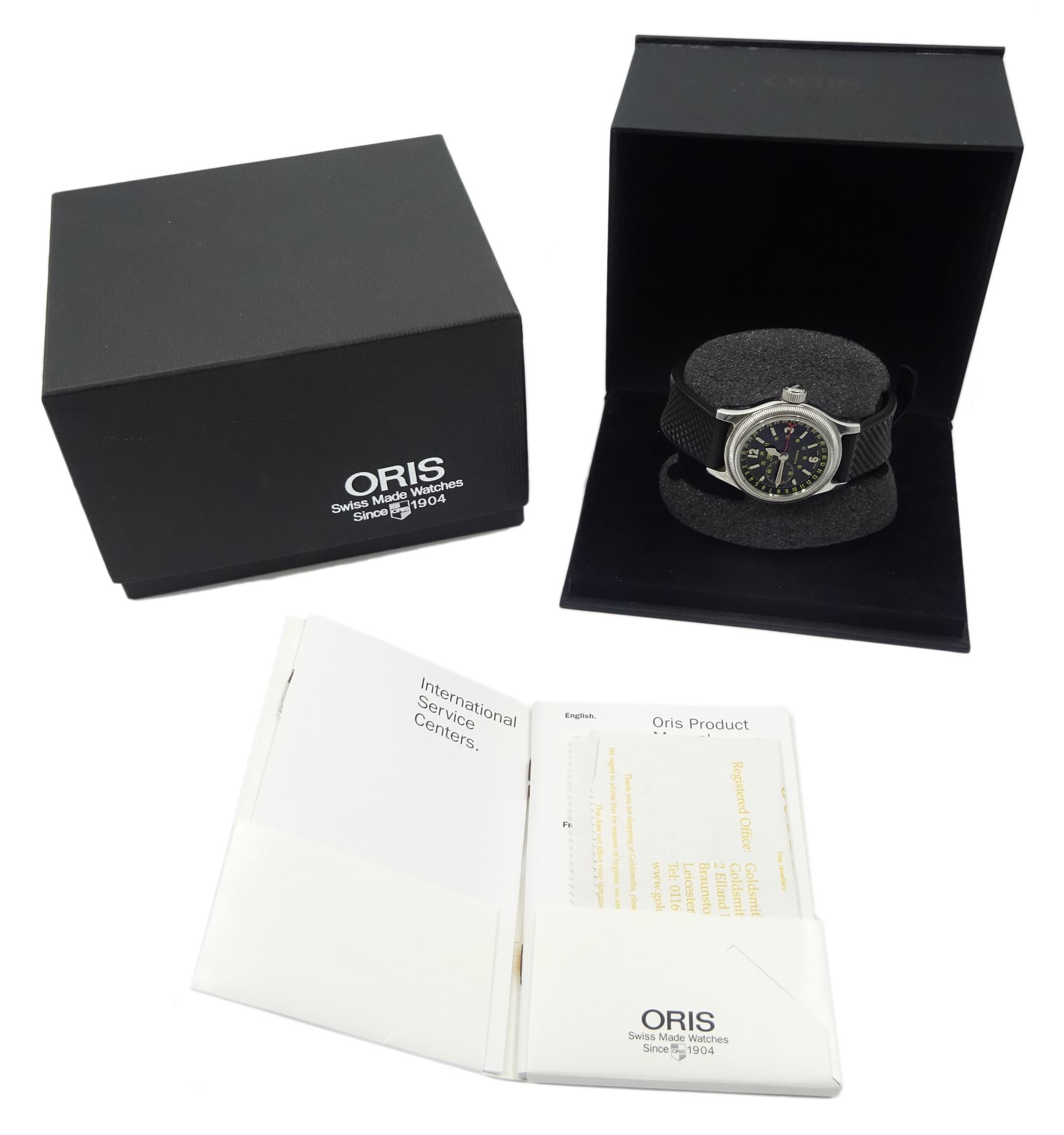 Oris Commandante Big Crown pointer date automatic stainless steel wristwatch - Image 2 of 4