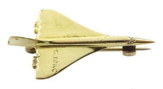 14ct gold Concord brooch