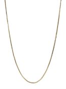 9ct gold snake link necklace