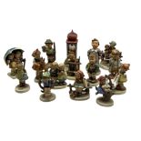 Collection of Goebel figures including Whitsuntide