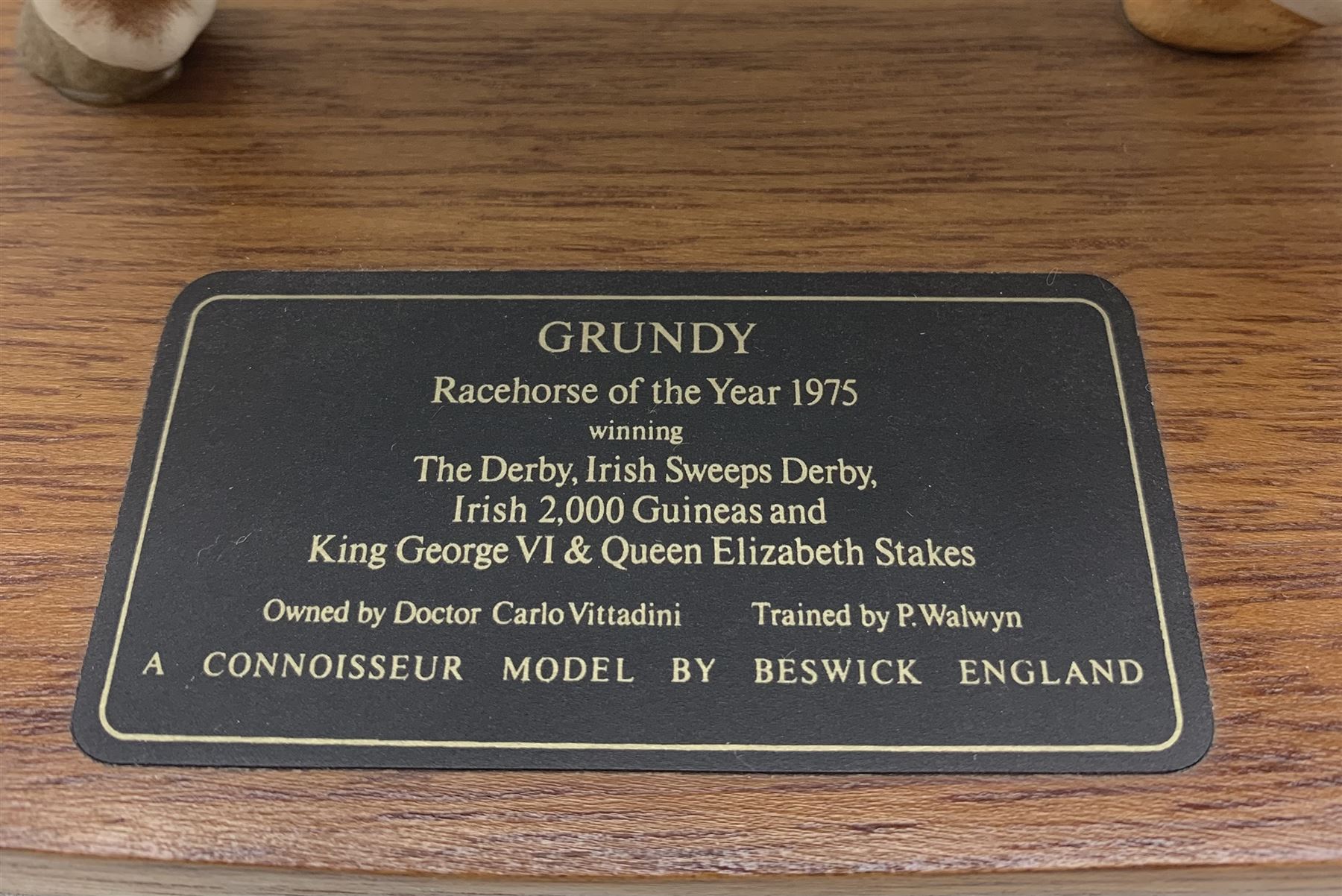 Beswick Connoisseur Racehorse 'Grundy' model no. 2558 - Image 2 of 2