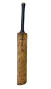 Slazenger Gradidge 'Len Hutton' Autograph cricket bat with facsimile autograph