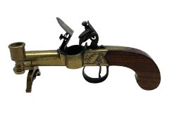 18th century brass flintlock tinder lighter