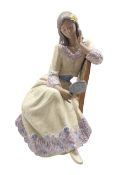 Lladro Gres figure 'Reflections of Beauty' No2437 designed by Marco Antonio Nogueron H40cm