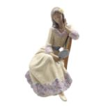 Lladro Gres figure 'Reflections of Beauty' No2437 designed by Marco Antonio Nogueron H40cm