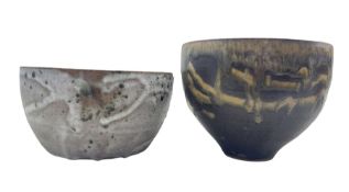 Two studio pottery bowls