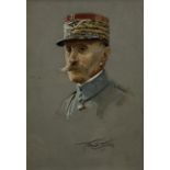 Cecil Cutler (British 1886-1934): Marshall Foch