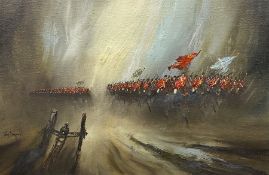 John Bampfield (British 1947-): The Charge of the Light Brigade