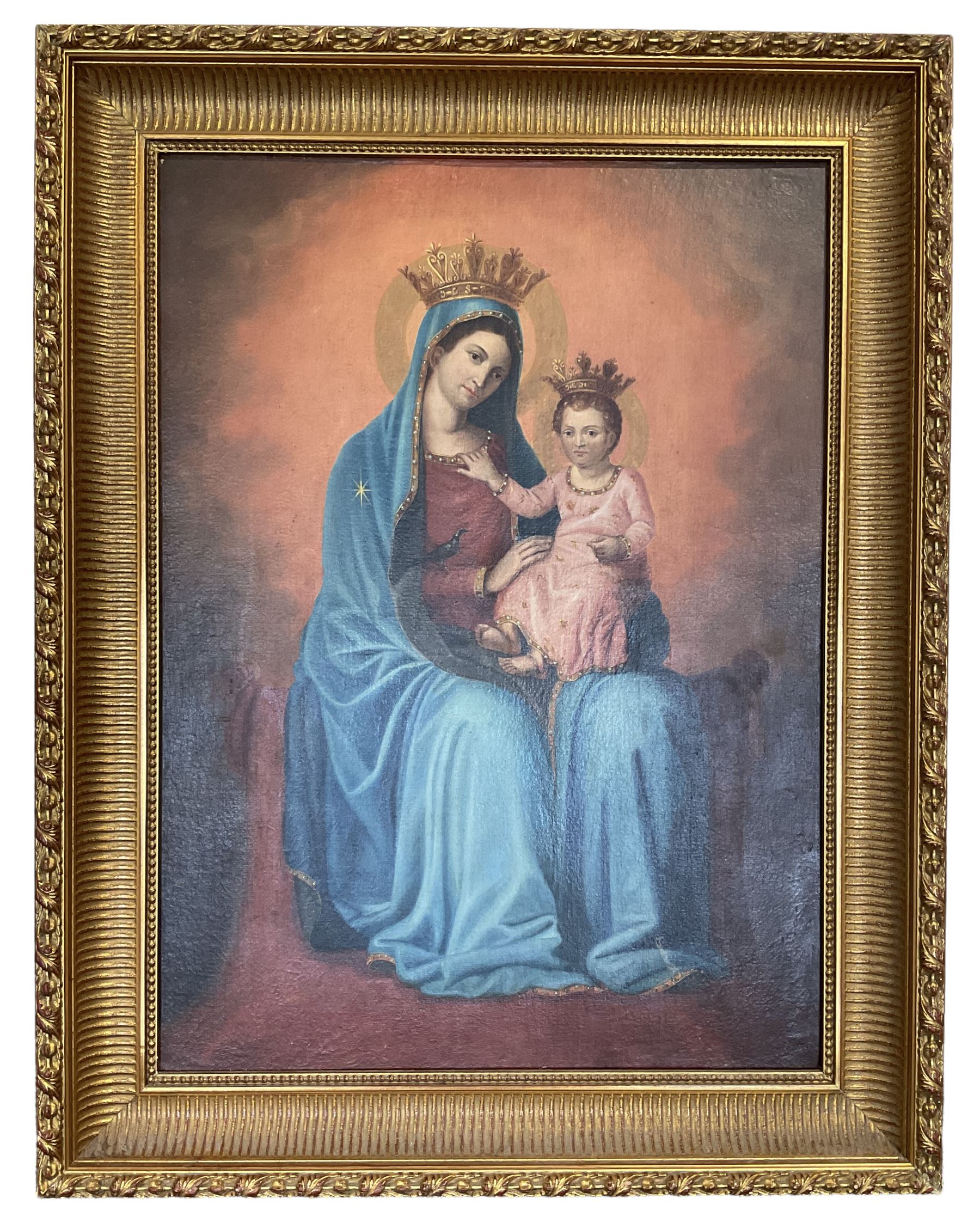 Continental School (18th/19th century): Our Lady of Graces - Madonna and Child - Image 2 of 2