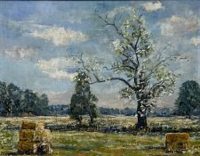 Smythe (British mid 20th century): Cotswolds Rural Landscape