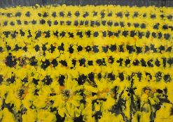 Alan Halliday (British 1952-): Yellow Daffodil Composition