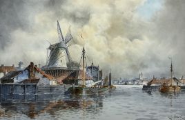 Louis Van Staaten (Dutch 1836-1909): 'Haarlem'