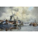 Louis Van Staaten (Dutch 1836-1909): 'Haarlem'