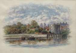 George Fall (British 1848-1925): 'Water Tower - Minster York'