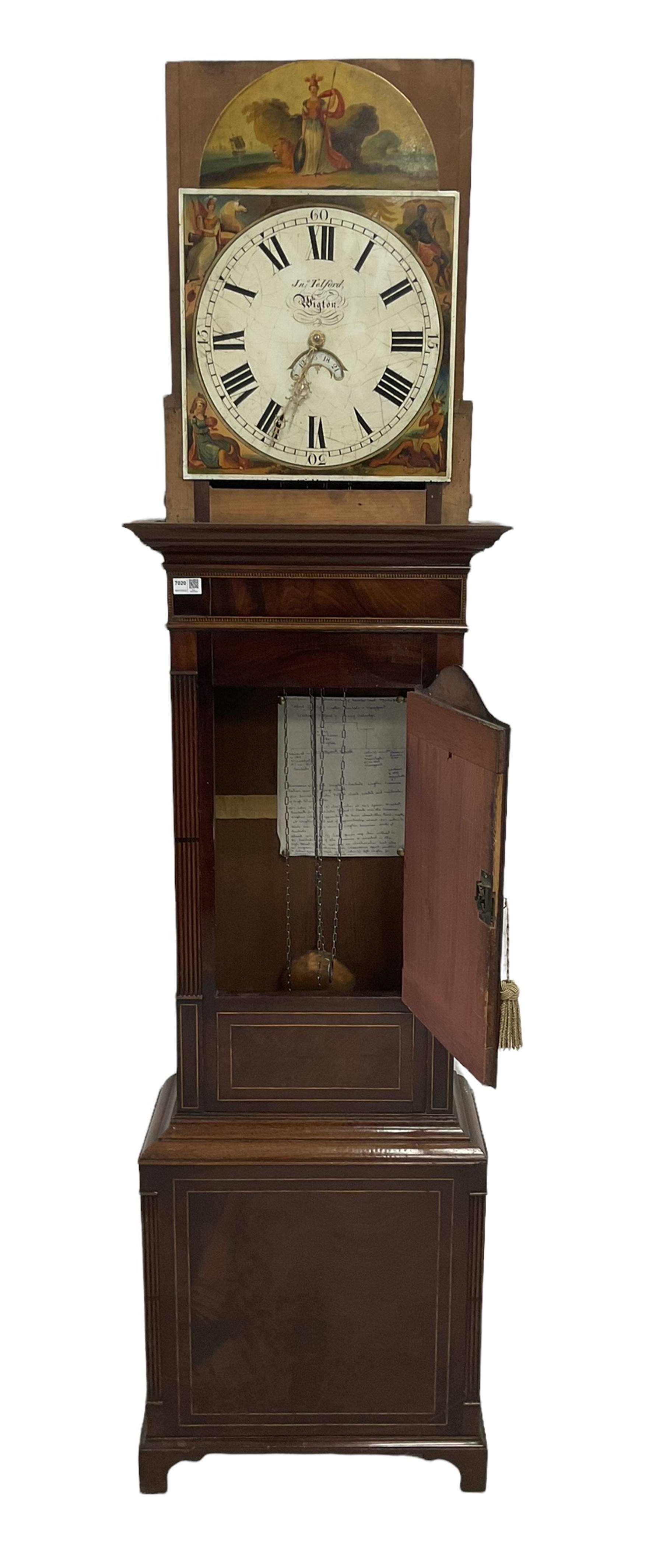 A Victorian 30hr mahogany cased longcase clock c1860 - Image 2 of 5
