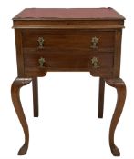 Shoolbred & Co - mahogany slope desk