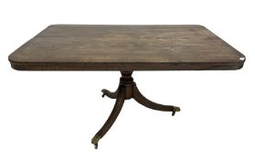 Regency mahogany tilt top table
