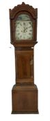 A Victorian mahogany longcase clock