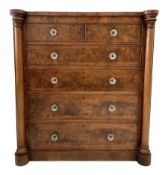 19th century mahogany chest of drawers