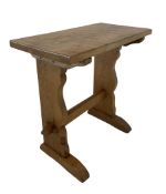 'Gnomeman' oak console table