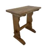 'Gnomeman' oak console table