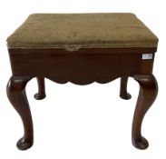 19th century mahogany stool