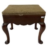 19th century mahogany stool