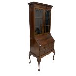 Early 20th century mahogany bureau bookcase