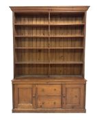 Late Victorian pine dresser