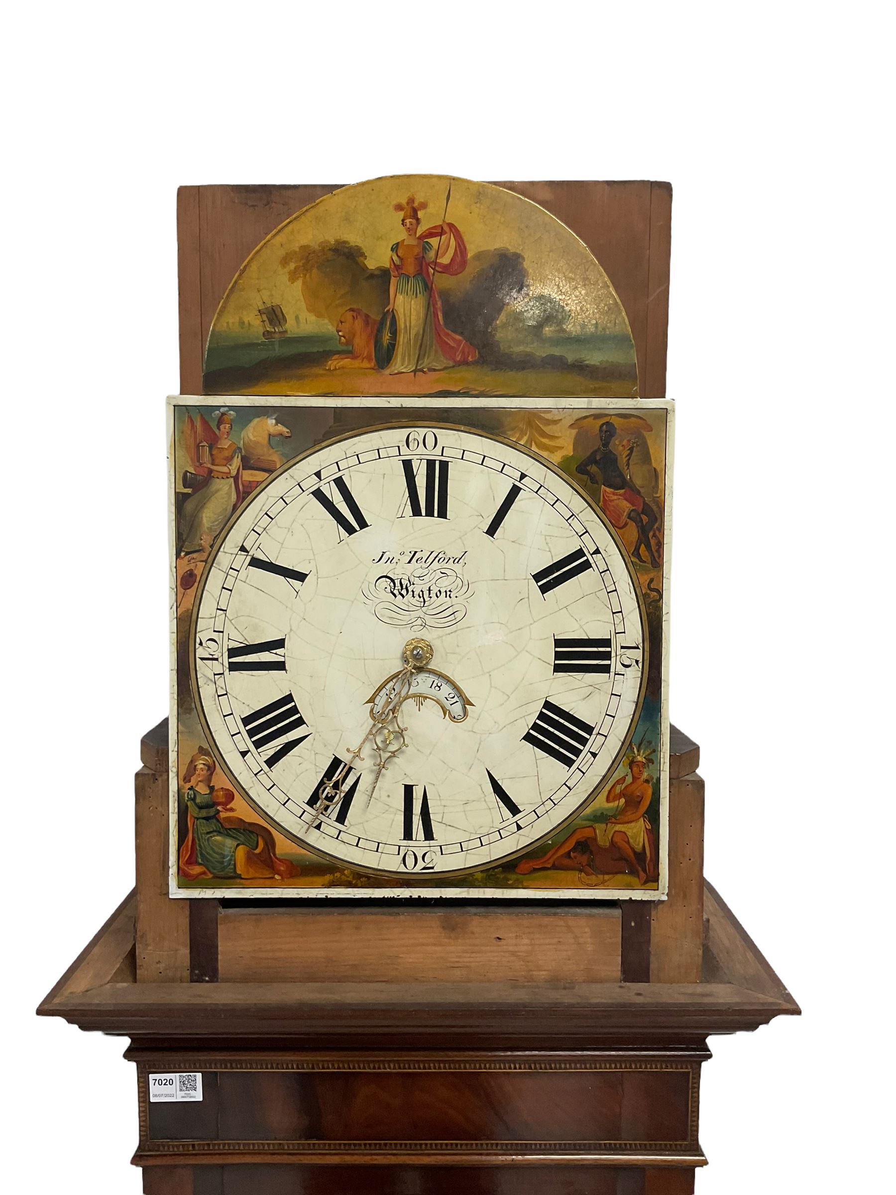 A Victorian 30hr mahogany cased longcase clock c1860 - Image 3 of 5