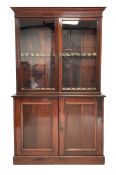 Mahogany gun cabinet