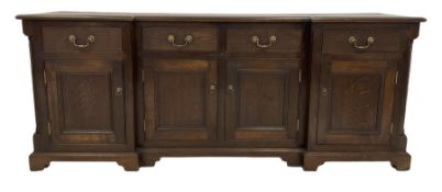 20th century oak sideboard