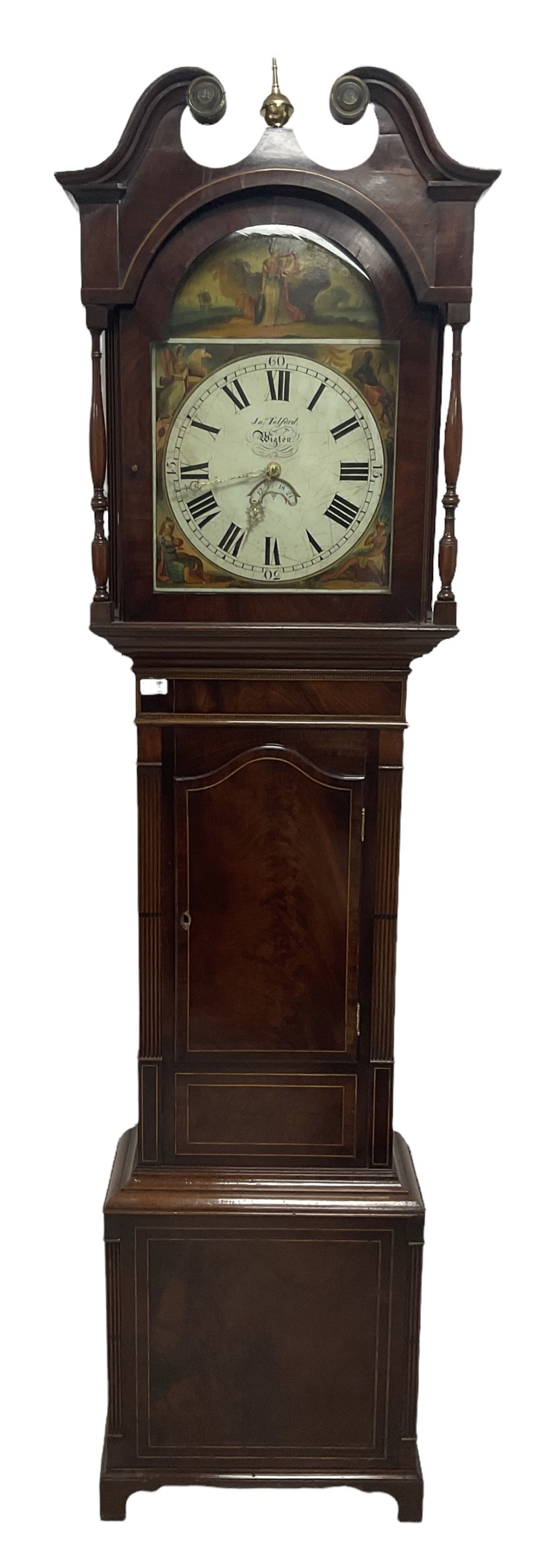 A Victorian 30hr mahogany cased longcase clock c1860