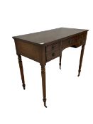 Regency mahogany writing table