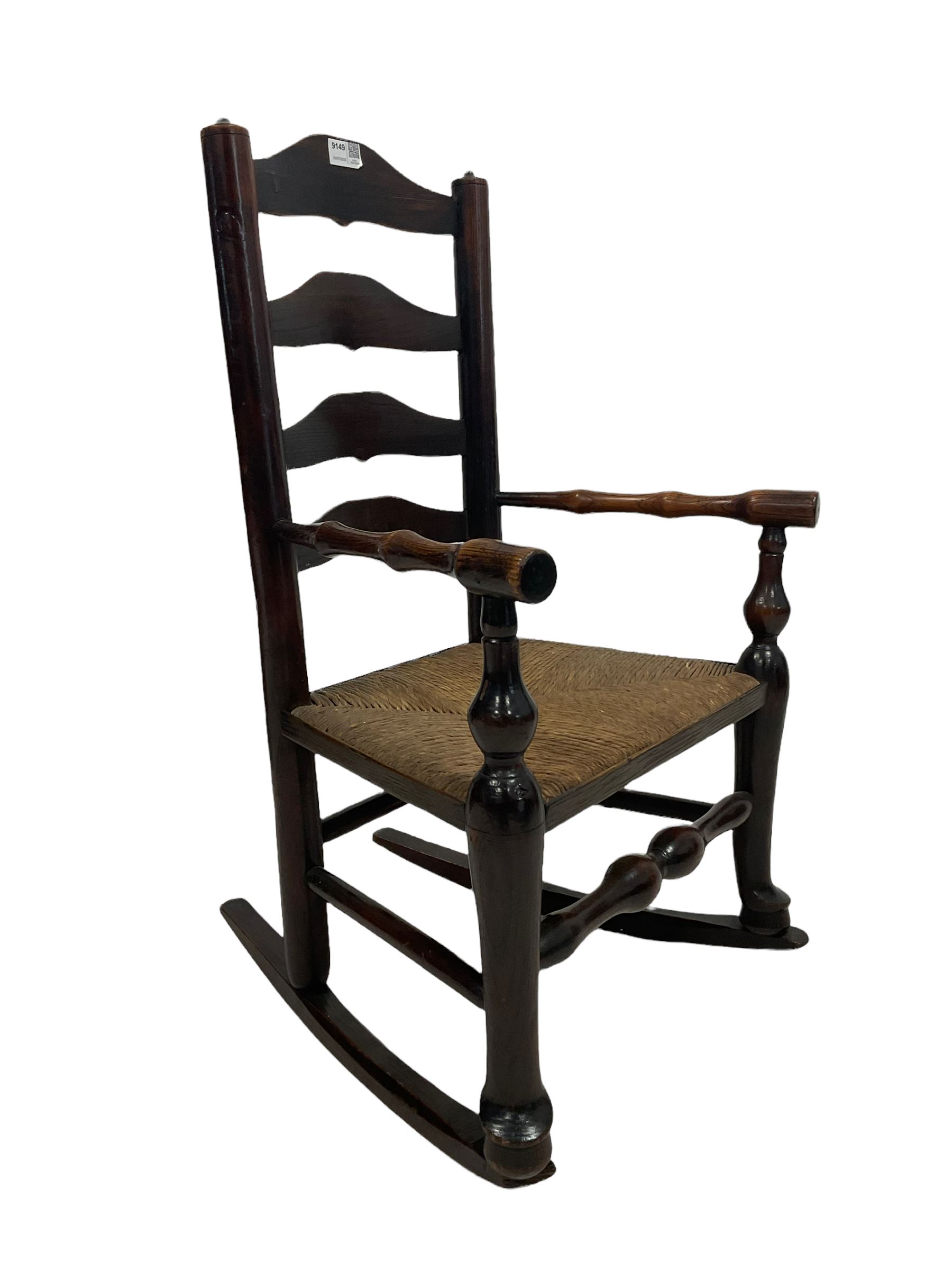 19th century childs rocking chair